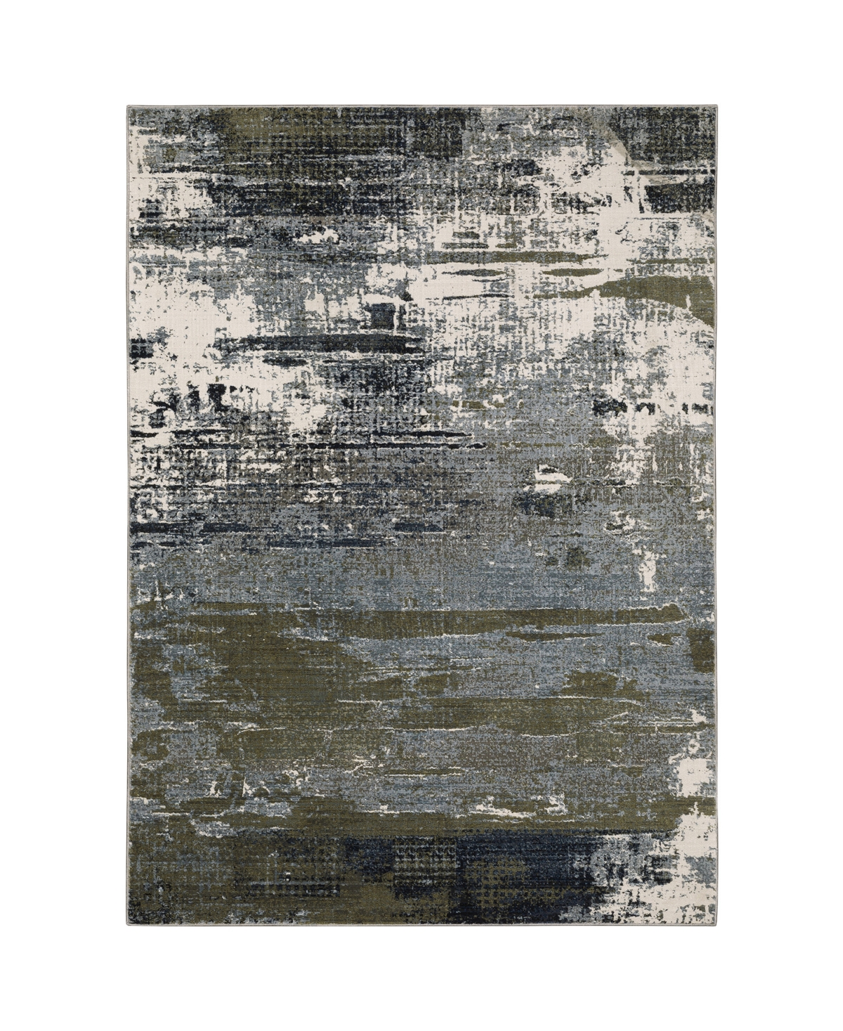 Jhb Design Convoy CON802 7'10in x 10'10in Area Rug - Blue