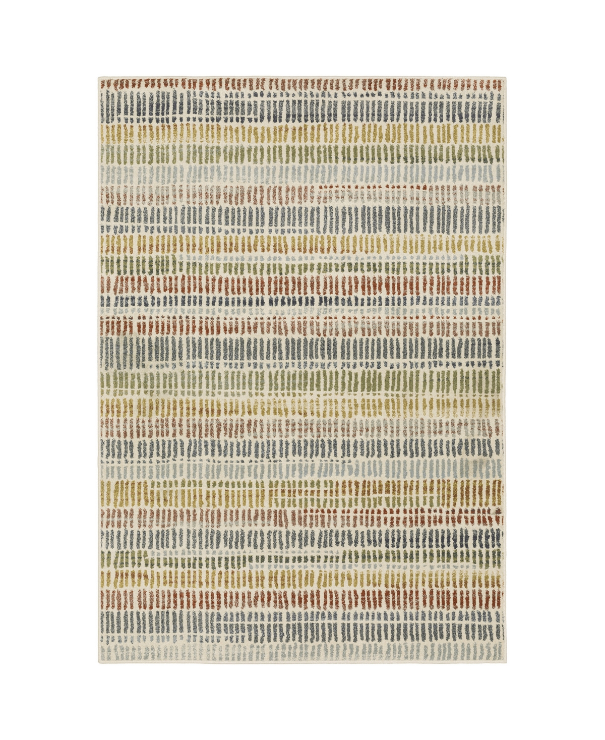 Jhb Design Ozark OZA06 6'7in x 9'2in Area Rug - Ivory