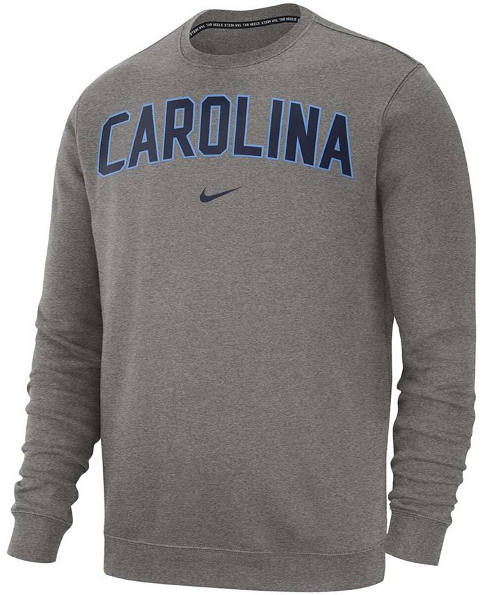 Nike Men's North Carolina Tar Heels Club Fleece Sweatshirt - Macy's