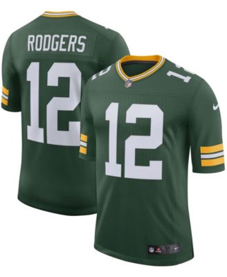 Nike Green Bay Packers No12 Aaron Rodgers Gold Men's Stitched NFL Limited Inverted Legend 100th Season Jersey