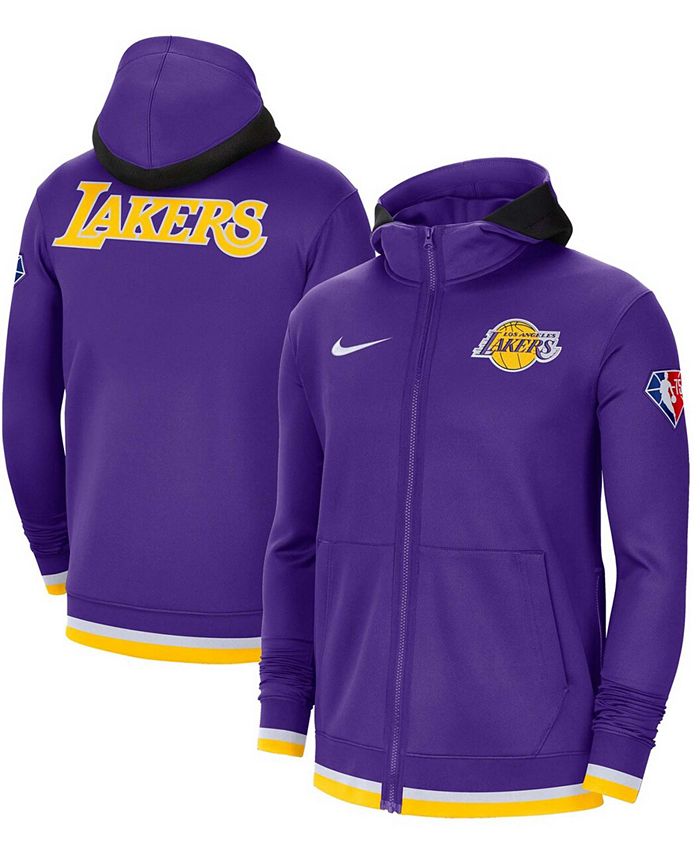 Nike Men's Los Lakers 75th Anniversary Showtime Full-Zip Jacket -