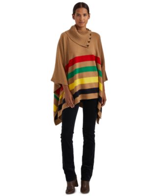 ralph lauren wool poncho womens