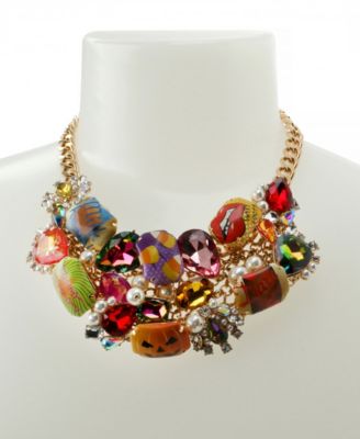 Betsey Johnson Candy Statement Necklace - Macy's