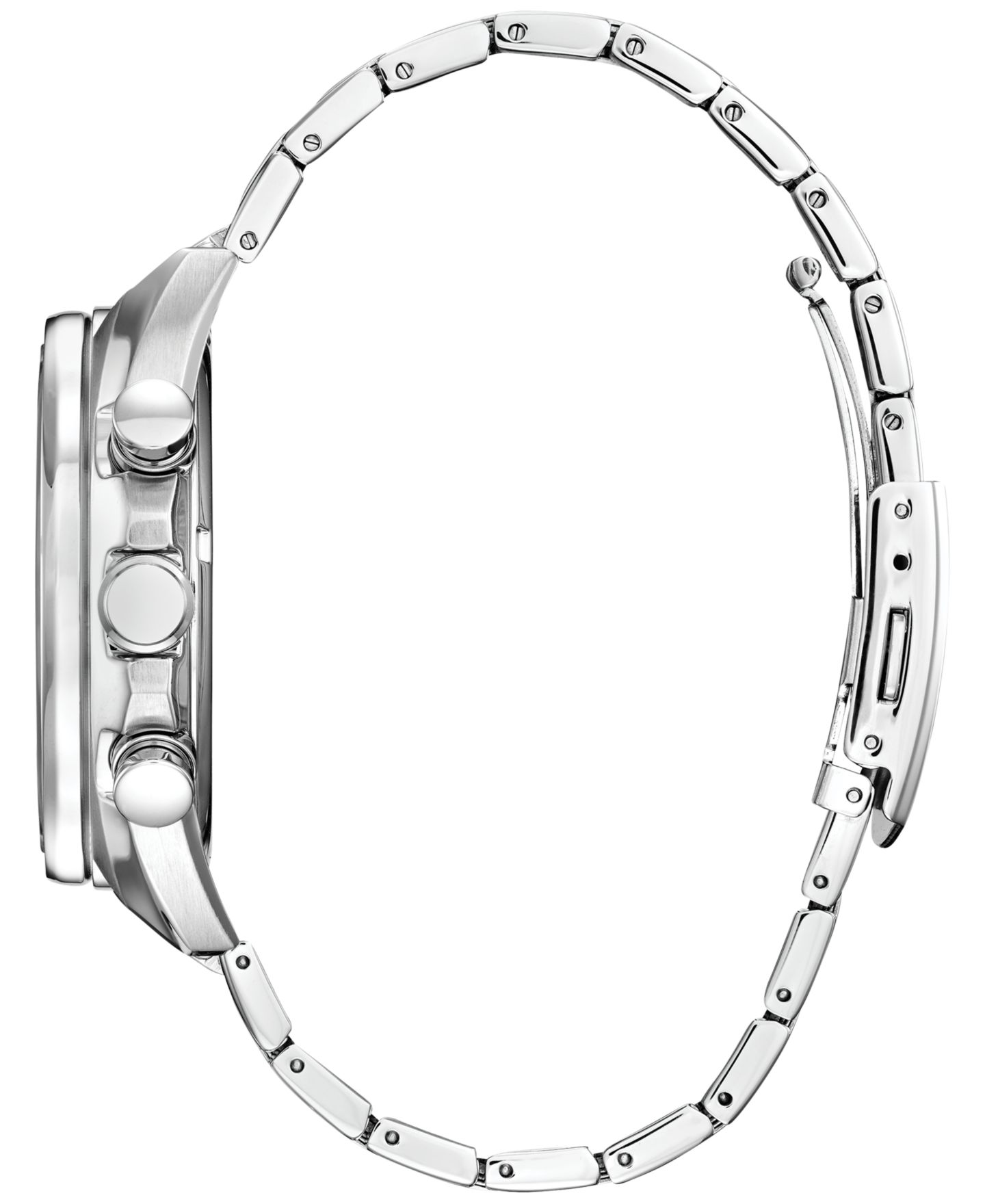 Мужские часы Citizen Chronograph Eco Drive Sport Stainless Steel Bracelet Watch 45mm — фото 2