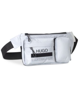 hugo boss man bag reflective