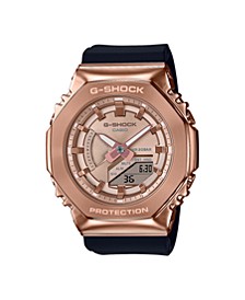 Women's Black and Rose Gold Watch, 40.7mm
