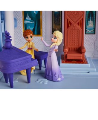 Frozen Disney Movie Pop Adventures Arendelle Castle Playset With Handle, Including Elsa Doll, Anna Doll, and 7 Accessories
