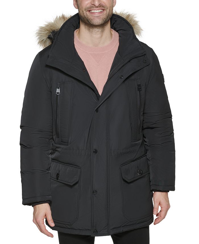 Teleurstelling kern vacuüm Calvin Klein Men's Arctic Parka Jacket & Reviews - Coats & Jackets - Men -  Macy's