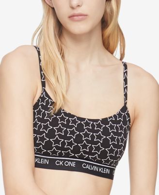 ck one black bralette