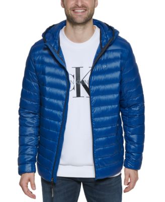 Men's Hooded Packable Down Jacket, Created for Macy's