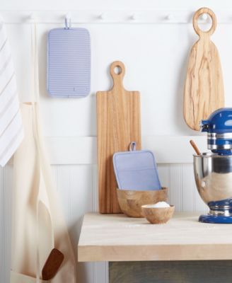 Ribbed Soft Silicone Pot Holder Set, 2 Piece