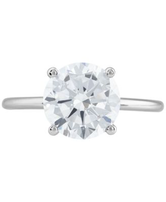 IGI Certified Lab Grown Diamond Solitaire Engagement Ring (3 ct. t.w.) in 14k White Gold