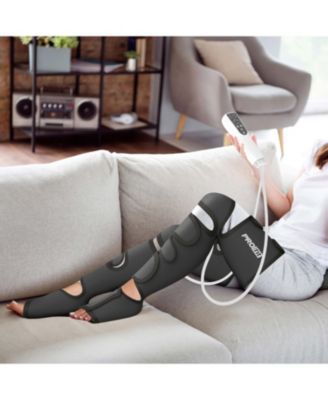 Tzumi PROfit Leg Compression Foot Massager with Multiple Massage, Intensity, and Heat Levels