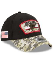 New Era Men's Black-Camouflage Indianapolis Colts 2021 Salute to Service Historic Logo 39THIRTY Flex Hat