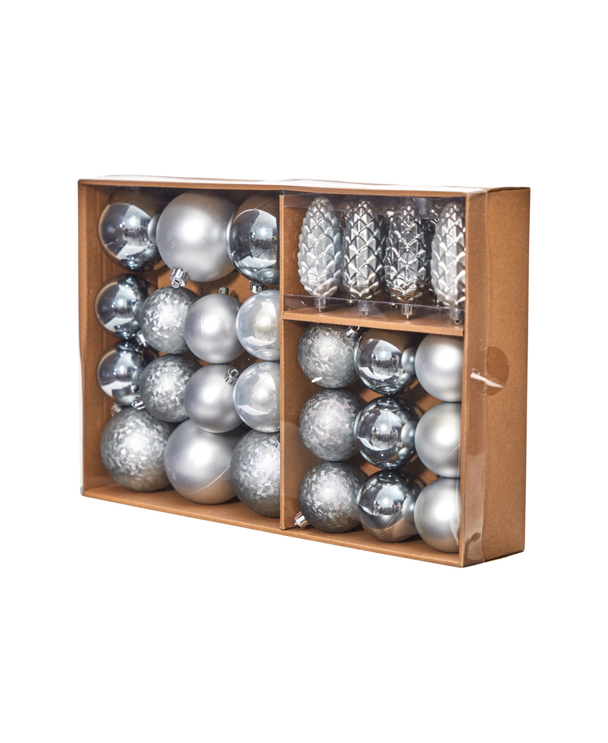 Holiday Christmas 23 Piece Lux Shatterproof Ornament Set