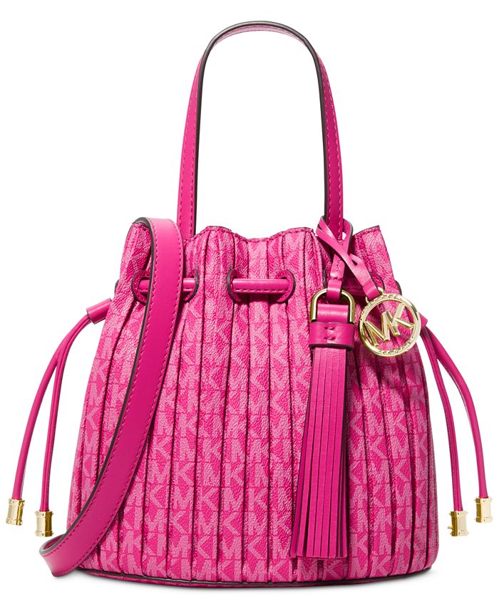 Michael Kors Signature Willa Extra Small Convertible Pleated Grab Tote &  Reviews - Women - Macy's