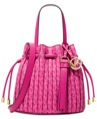 Michael Kors Bags | Michael Kors Large Charlotte Tote Bag | Color: Gold/Pink | Size: Os | Exclusiveshop62's Closet