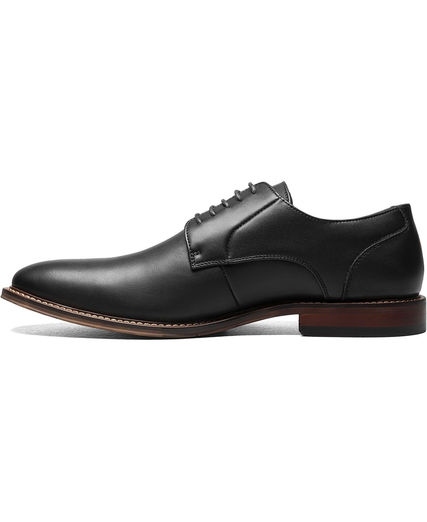 Мужские туфли Stacy Adams Marlton Plain Toe Oxford, цвет: Чёрный — фото 7