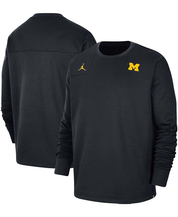 Jordan Men's Michigan Wolverines Top Performance Pullover Sweatshirt