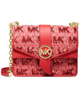 red michael kors purse macys