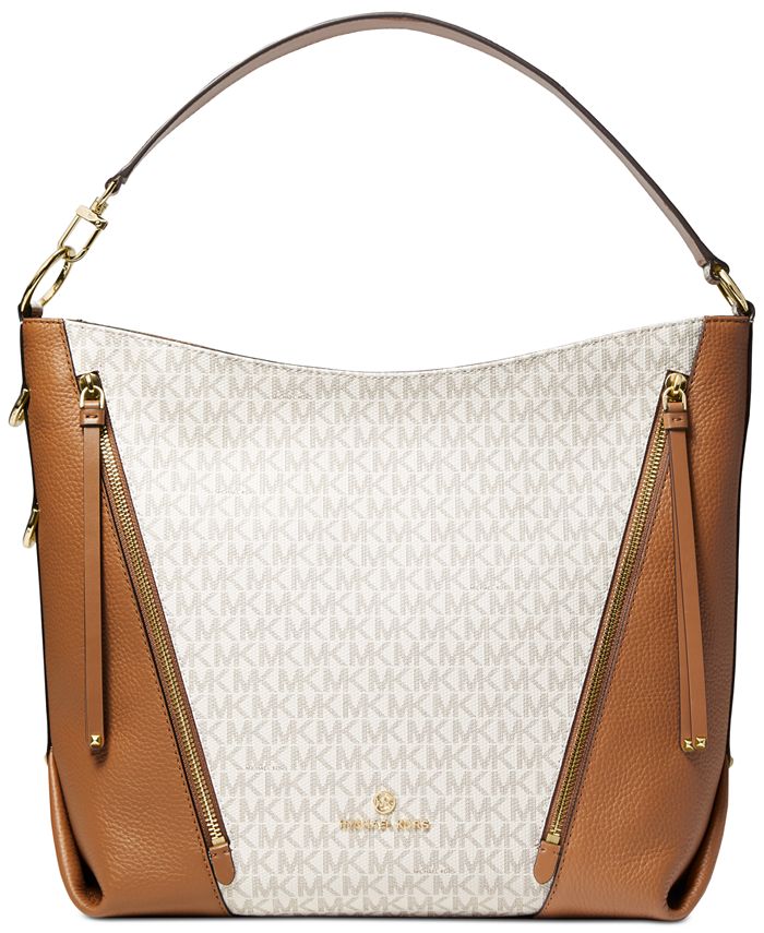Michael Kors Signature Brooklyn Large Hobo Shoulder Bag & Reviews - Handbags  & Accessories - Macy's
