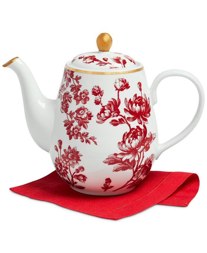 Martha Stewart Collection Floral Teapot, Created for Macy's Macy's