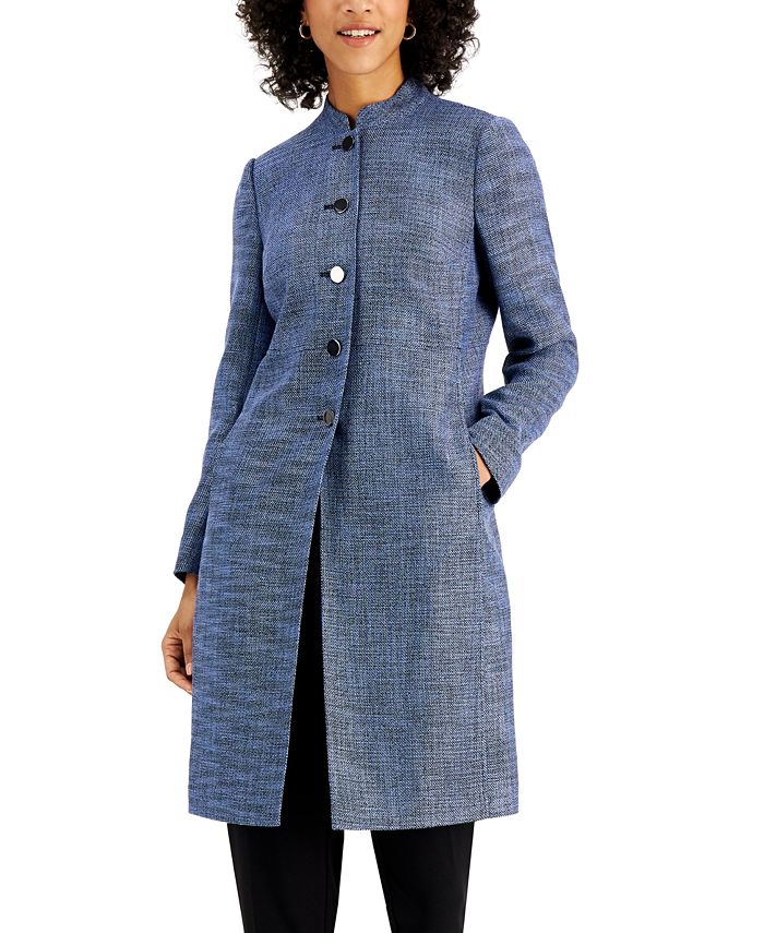 Kasper BandCollar Topper Jacket Macy's