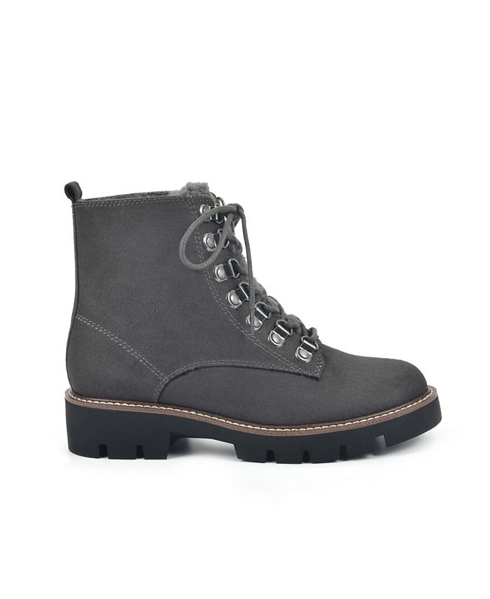 White Mountain Women's Great Lug Sole Combat Boots & Reviews - Booties ...