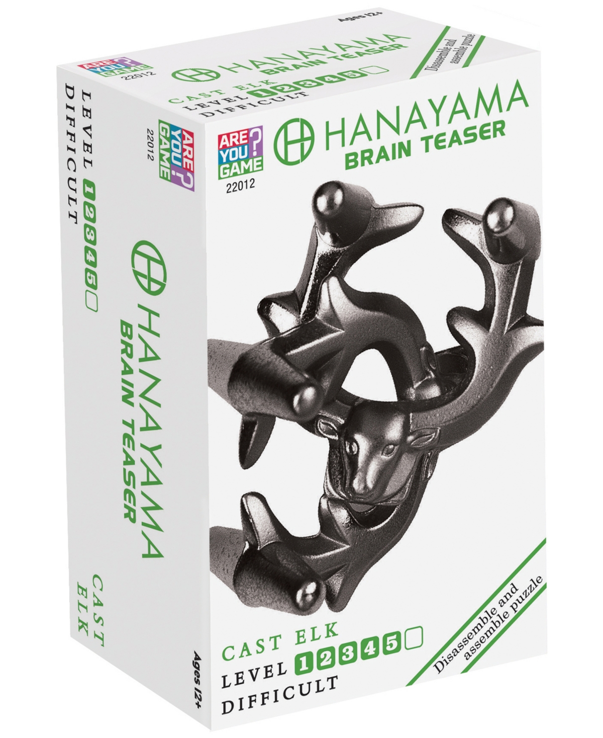 Shop Areyougame Hanayama Level 5 Cast Puzzle, 2 Piece In No Color