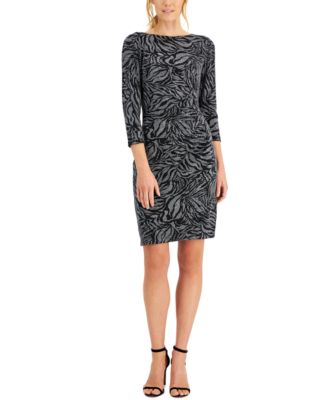 anne klein animal print dress