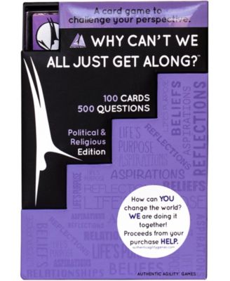 Why Can't We All Just Get Along? Authentic Agility Conversation Card Game