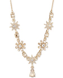 Gold-Tone Crystal Star Lariat Necklace, 16" + 3" extender