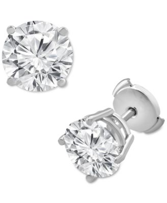 laboratory grown diamond earrings