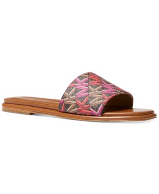 michael kors women's slide sandals