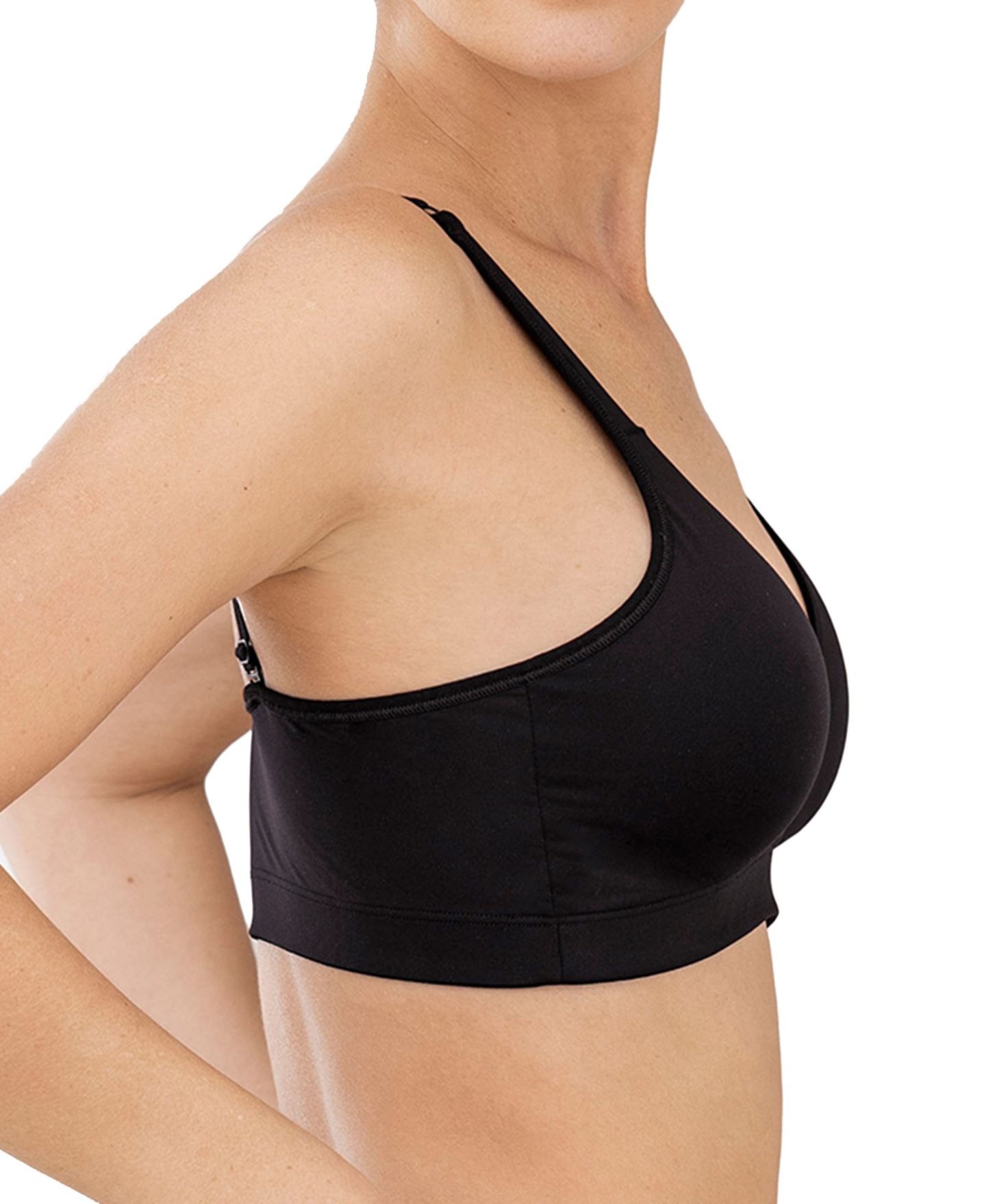 Женский свитер Leonisa Multipurpose Pullover Seamless Sleep Bra - Daily or Maternity, цвет: Чёрный — фото 2