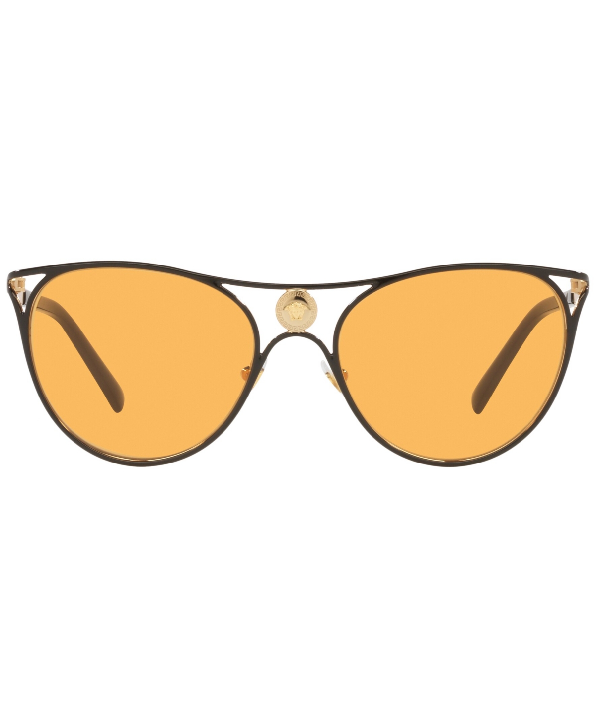Shop Versace Women's Sunglasses, Ve2237 In Black,gold-tone