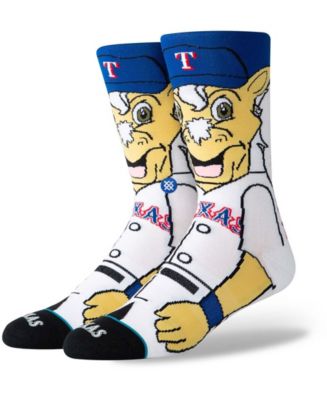 Stance Men's Blue Texas Rangers Mascot Crew Socks - Macy's
