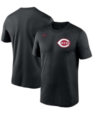Men's Nike Black Cincinnati Reds Wordmark Legend T-Shirt