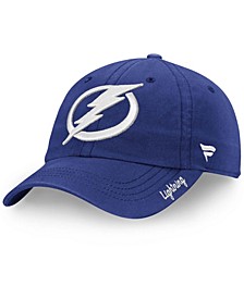 Women's Blue Tampa Bay Lightning Core Primary Logo Adjustable Hat