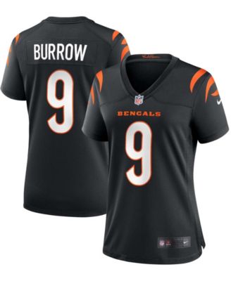 Women's Joe Burrow Black Cincinnati Bengals Game Jersey
