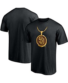 Men's Black San Diego Padres Swag Chain T-shirt