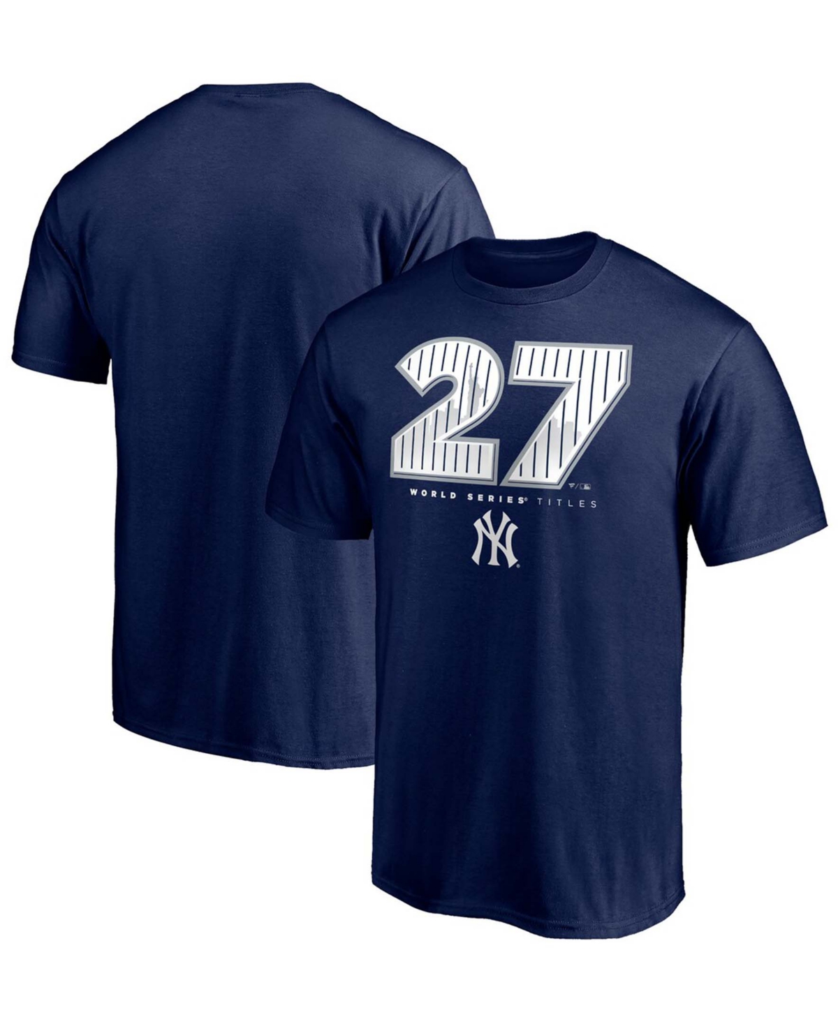 Men'sNew York Yankees Hometown World Series Titles T-shirt - Navy