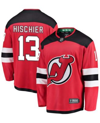 Fanatics Branded Men's Nico Hischier Red New Jersey Devils Breakaway Player Jersey - Red