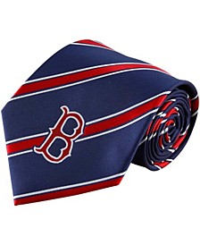 Men's Navy Boston Red Sox Woven Poly Tie -