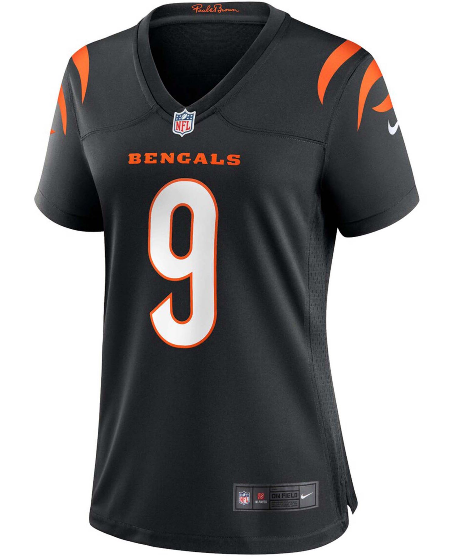 Women's Joe Burrow Black Cincinnati Bengals Game Jersey