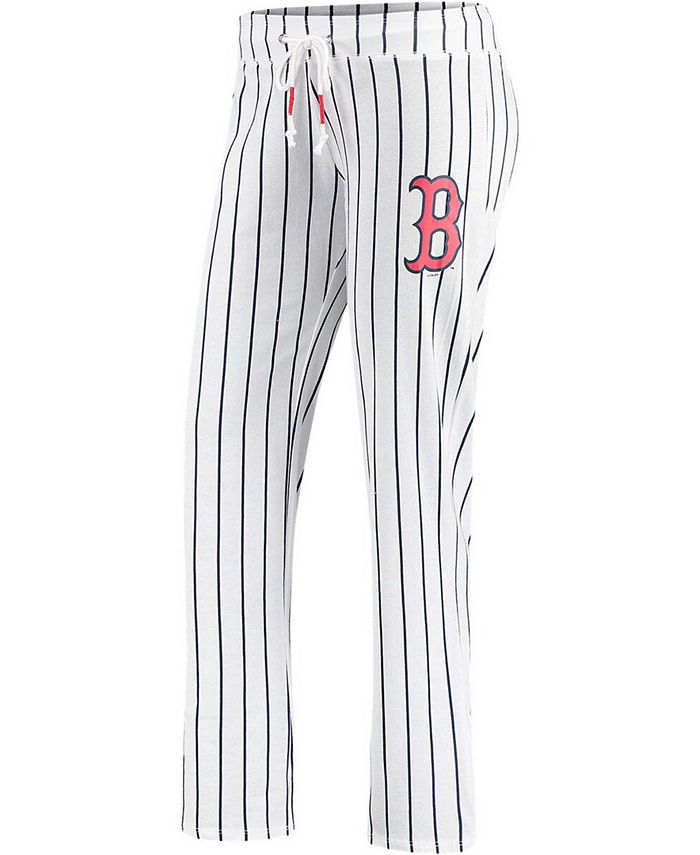 Concepts Sport Women's White Boston Red Sox Vigor Pinstripe Sleep Pant -  Macy's