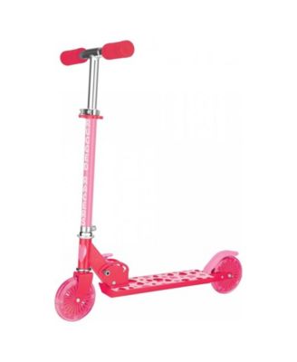 Rugged Racers 2 Wheel Scooter with Heart Design and Led Lights
