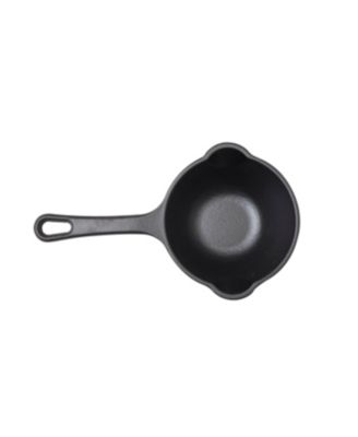 Cast Iron Sauce Pan. 0.45qt Sauce Pot Seasoned
