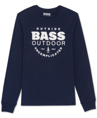 BASS OUTDOOR - Men's Uncomplicated Long-Sleeve Logo T-Shirt