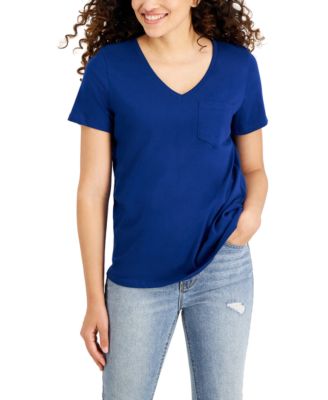macy's v neck t shirts